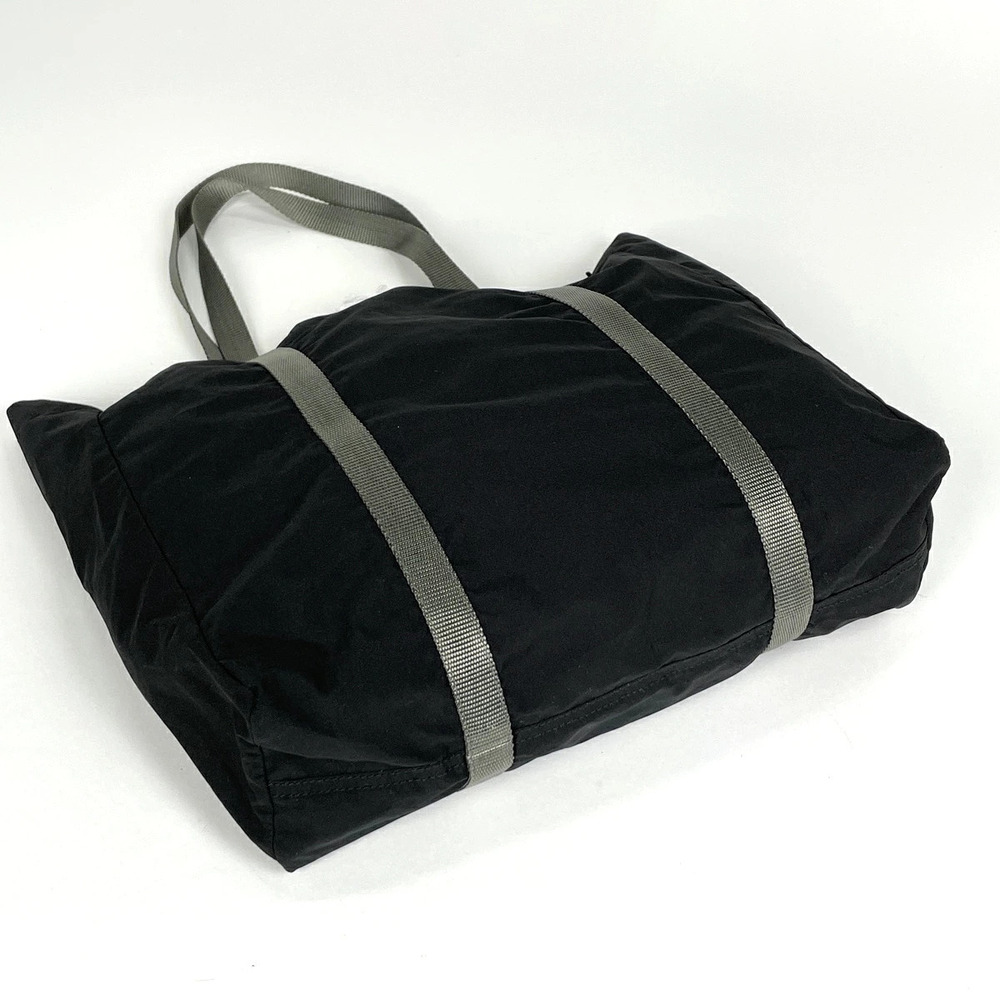 Prada Logo Shoulder Tote Sport Bag Black
